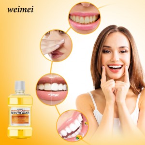 오렌지 맛의 구강 세정제